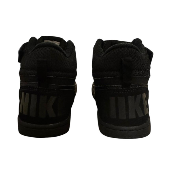 NIKE Court Borough Mid, 870026-001,  Size 3Y US for kids, Black color - Picture 3 of 4